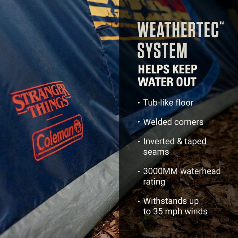 Coleman Stranger Things‚Ñ¢ 4-Person Dome Tent, Model S4U-220