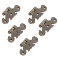 thumbnail image 3 of 5pcs Retro Hinges Furniture Hinges Kitchen Cabinets Hinges Vintage Metal Hinges for Jewelry Box, 3 of 4