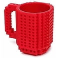 thumbnail image 1 of 1 X Build-On Brick Mug Red 12 Oz Coffee Mug, 1 of 2