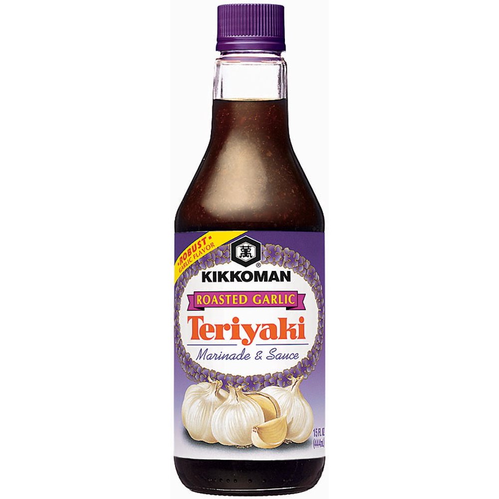 Kikkoman Teriyaki Marinade & Sauce, Roasted Garlic, 15 Fl Oz Walmart