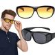 thumbnail image 1 of Lentes HD Vision Nocturna Negro Amarillo Unisex 2 Piezas UNIVERSOENLINEA, 1 of 7