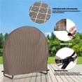 thumbnail image 3 of Wosthever Cubierta a prueba de polvo, aro de troncos, suministros para el hogar, accesorios para exteriores, herramienta de Camping lavable, tapa Cubiertas para muebles de jardín marrón, 3 of 6
