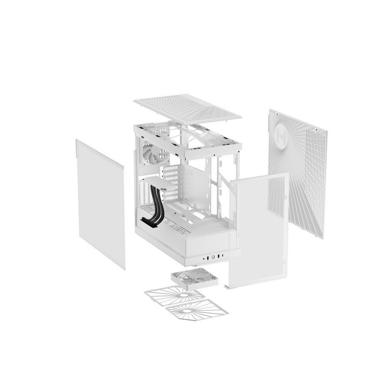 HYTE Y40 ATX Mid Tower Gaming Case, Vertical GPU, PCI