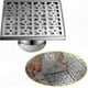 thumbnail image 1 of Outdoor Floor Drain 20x20 cm with Siphon System and Hair Catcher Strainer for Gardens and Patios, 1 of 5