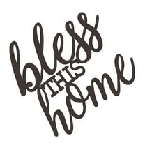 Hytrove Letter Decor For Wall Letter Wall Decor Metal Black 1Pcs