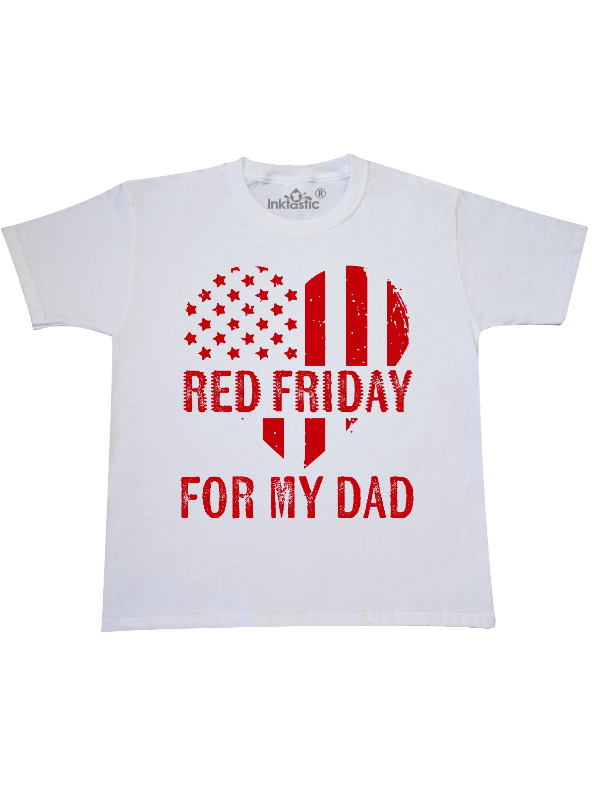 Inktastic Military Dad Deployment Red 