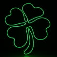 thumbnail image 2 of Handmadetneonsign Four Leaf Clover Neon Sign, Leaf Wall Art Decor, Four Leaf Clover Led Sign, Living Room Wall Decor, 2 of 5