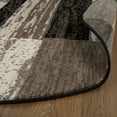thumbnail image 6 of BNM Rockwood Plush Area Rug or Runner, 5', Chocolate, 6 of 9