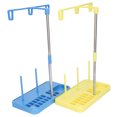thumbnail image 4 of 2 juegos de soportes para hilo de bordar, base de plástico estable y desmontable, soporte de metal resistente para 3 carretes de costura doméstica., 4 of 14