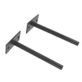 thumbnail image 1 of Estante De Almacenamiento De Pesas De Pared, Fuerte Capacidad De Carga, Negro, 2 Piezas, Soporte De Placa De Pesas Montado En La Pared De Acero De aleación, Resistente Al óxido, 1 of 7