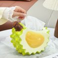 thumbnail image 2 of Dispensador de durian de cerámica con tapa para caja de pañuelos, 2 of 2
