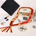 thumbnail image 3 of Graduation Ribbon Leis 2025 Class of 2025 Graduation Decor Gift Graduates Senior for Him Her Congrats Grad (Gold & burgundy), 3 of 7