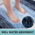 thumbnail image 2 of Alfombra de baño Arotive de microfibra absorbente, 44 x 32 cm, color azul, 2 of 8