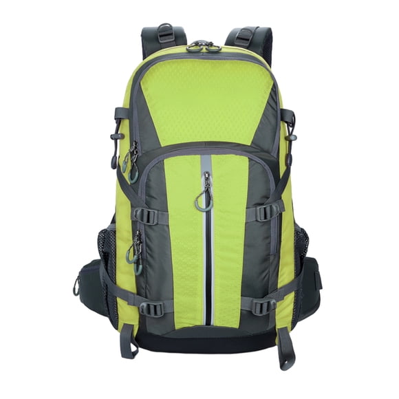 Greeniant Bolsa para acampar al aire libre - Ligera y duradera para una de viaje fácil Bolsa de viaje impermeable de nailon para acampar Mochilas de mochilero verde claro