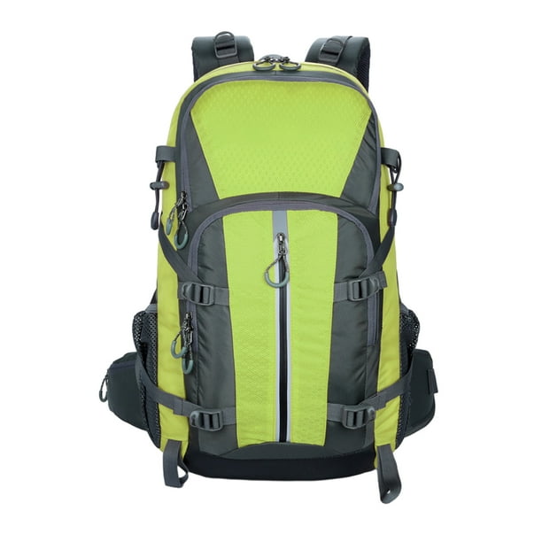 Mochila Grande De Nylon Impermeable Yuarrent De Senderismo Multifuncional Verde Claro