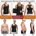 thumbnail image 4 of Lishi Slimming Body Shaper for Men - Tummy Control Waist Trainer Vest, 4 of 5