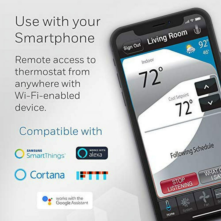 Wi-Fi Smart Color 7 Day Programmable Thermostat