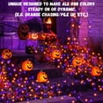 thumbnail image 6 of Magotan 300 LED 98 ft Halloween Lights Outdoor Indoor Orange and Purple Halloween Decorations String Lights, 6 of 7