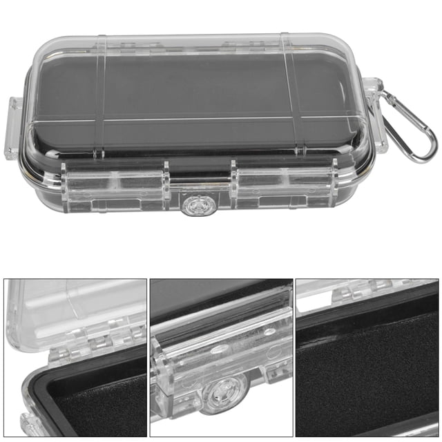 Dry Box, Shockproof Sealed Plano Storage Box Waterproof Storage Containers with Anti Slip Pad for Electronic Equipment