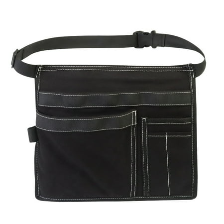 

Apron Garden Multi-Functional Electrician Oxford Cloth Home Restaurant Multi-Pockets Waist Tool Bag Adjustable Belt - D