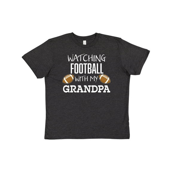 Inktastic Watching Football with my Grandpa Youth T-Shirt