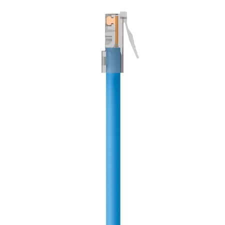 UPC: 0722868395547 | Belkin  BLKA3L98010BLUS  RJ45 High-Performance CAT 6 Patch Cable  1 Each  Blue