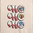 thumbnail image 3 of Disney - Ho Ho Ho - Women's Lightweight French Terry Long Sleeve Shirt, 3 of 5