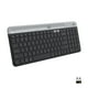thumbnail image 1 of Teclado Logitech K585, delgado, inalámbrico, multidispositivo, grafito, 1 of 9