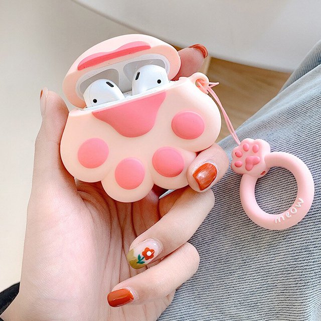 Llavero 3D para auriculares inalámbricos, funda de silicona para Apple AirPods 1, 2, 3, Airpod Pro, aguacate, tiburón, Corgi, perro xuanjing unisex