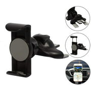 picK-me CD Phone Holder Slot Car Mount, 2 in1 Car Mount Universal CD Slot/Air Vent Holder Cradle with 360° Rotation,