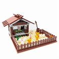 thumbnail image 6 of 1 Set MOC Scene Building Blocks Set – Pumpkin Field, Chicken Coop, Turtle Pond, Fish Pond, Chicken Farm – DIY Mini Bricks Construction Kit for Adults, 6 of 10
