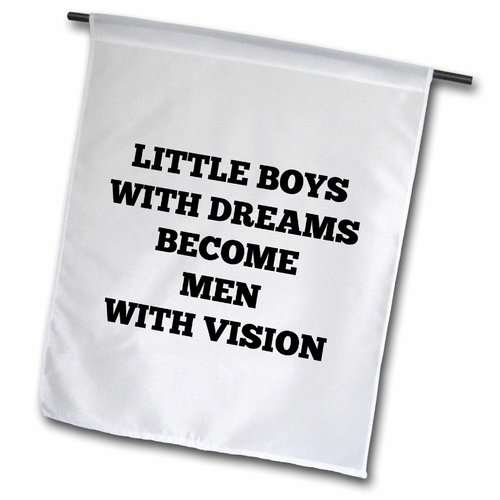 3drose Little Boys With Big Dreams Become Men With Vision Black On