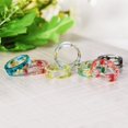 thumbnail image 5 of Womens Resin Ring With Dried Flower Encased Clear Botanical Jewelry Gift Elegant Everyday Wear Lightweight Now, 5 of 5