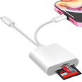 thumbnail image 1 of Lector de tarjetas SD Denlane para iPhone iPad USB C y Lightning, 1 of 7