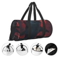 thumbnail image 3 of Easygdp Red Moon Shark Sailboat Bolsa de Viaje, Bolsa de Mano, Bolsa de Gimnasio, Bolsa de Equipaje para Viaje, 3 of 6