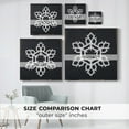 thumbnail image 5 of Chalkboard Snowflake II- Gallery Wrapped Canvas, 5 of 9