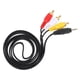 thumbnail image 5 of Cable RCA de 2 piezas de 3,5 mm a 3 RCA, cable auxiliar estéreo, cable de salida de audio y vídeo., 5 of 7