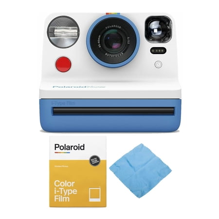 UPC: 0196271786351 | Polaroid Originals Now Viewfinder i-Type Instant Camera (Blue) Bundle with Film