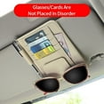 thumbnail image 5 of Multi-Pocket Car Glasses Storage Sun Visor Organizer Storage Pocket Auto Sunglasses Holder Cards Organizer Interior Stowing Tidy, 5 of 6