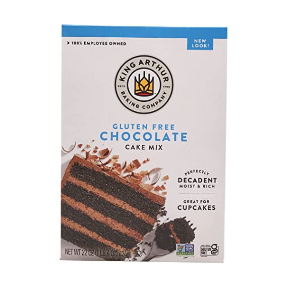 King Arthur Flour, Chocolate Cake Mix, Gluten Free, 22 oz (624 g)(pack