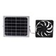 thumbnail image 5 of Kit de ventilador con panel solar, panel solar de silicio monocristalino de 10 W y ventilador de escape para gallinero de casa de mascotas, 12 V, 5 of 5
