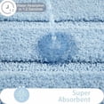 thumbnail image 2 of Bathroom Rug 24x48 Inch Soft Absorbent Microfiber Bathroom Runner Rug, Washable Bath Runners Rugs for Bathrooms Non Slip Bath Rugs for Shower Tub,Light Blue, 2 of 7