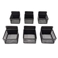 thumbnail image 3 of Abbracc 6x Tea Bag Organizer Individual Tea Holder for Counter Refrigerator black, 3 of 9