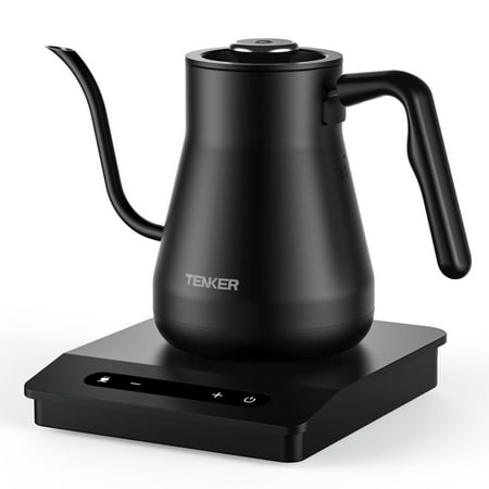 1200W Gooseneck Electric Kettle ±1? Temperature Control for Pour Over Coffee Tea