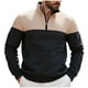 thumbnail image 2 of pstuiky camisas de manga larga para hombre, Sudadera con capucha informal de manga larga con cuello alto y bolsillo y media cremallera para hombre Tops casuales para hombres m, 2 of 9