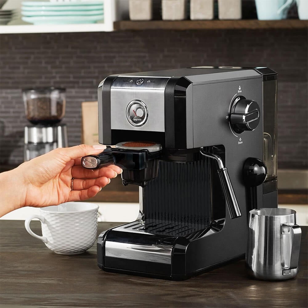 Free Shipping! Mr. Coffee Easy Maker Authentic Espresso Machine w/ Auto Tamp Technology, Black - Walmart.com - Walmart.com Free Shipping! Mr. Coffee Easy Maker Authentic Espresso Machine w/ Auto Tamp Technology, Black - Walmart.com - Walmart.com