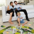 thumbnail image 3 of Dinosaur Toys Race Track, 168 Pcs Flexible Track Playset, Create A Dinosaur World Road Race with 1 Dinosaur Car and 6 Dinosaur Toys for 3 4 5 6 7 Year Old Boys Girls Birthday Gifts, 3 of 7