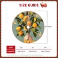thumbnail image 2 of Sikiie Retro Warm Lemon Flower Christmas Tree Skirt, Christmas Tree Decorations, Christmas Decor, Tree Mat Decoration(30-48IN)-30", 2 of 6