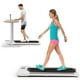 thumbnail image 1 of Costway Cinta de correr para debajo del escritorio con plataforma para caminar de 0,6 a 3,8 mph, con control remoto y pantalla LED blanca, 1 of 4