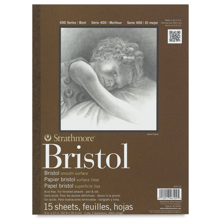 9 x 12 Bristol Smooth Paper Pad by Artsmith